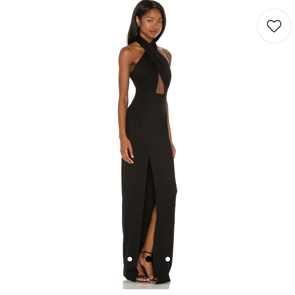 Amanda Uprichard black tie gown